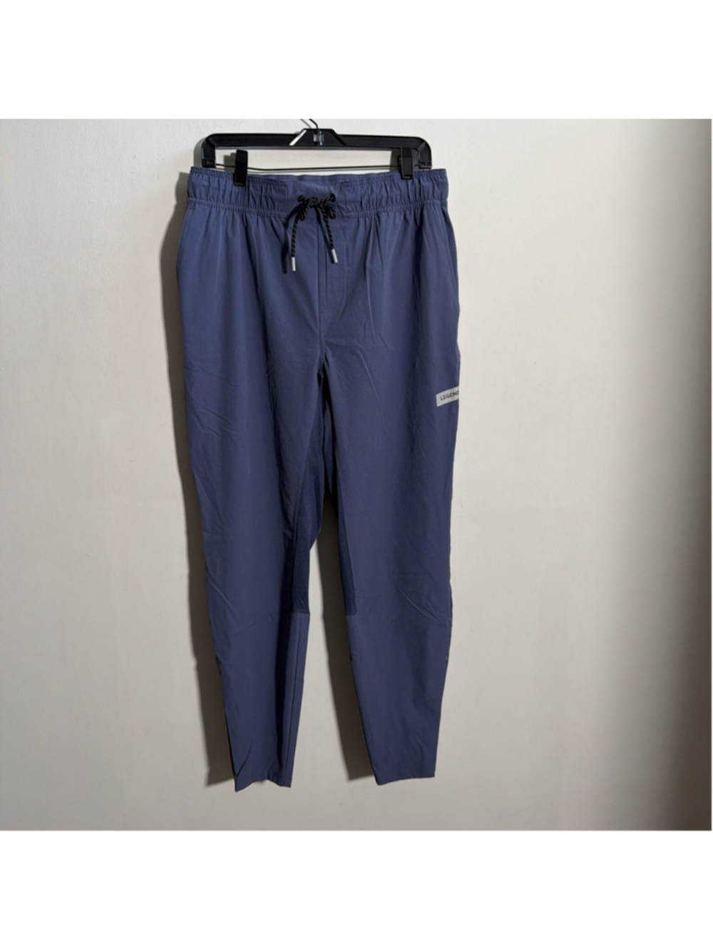 Men’s Legends Carson Pants Men Large Joggers Ankle Zip Nylon Windbreaker Blue